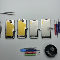 Écran factice pour iPhone 12/13/14/15/16/17 Pro Max Air LCD non fonctionnel avec numériseur tactile et châssis complet