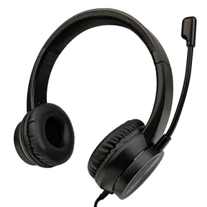 Professional USB Call Center Headphone Conference Headset With Volume Control Mute Used For Conference Skype Study For PC/laptop