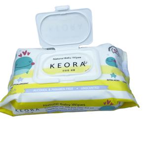 Lingettes humides jetables en <span class=keywords><strong>bambou</strong></span> biologique naturel 80 pièces, lavables pour le visage, lingettes humides en <span class=keywords><strong>bambou</strong></span> pour bébés - Product Image 3