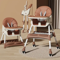 Prix d'usine chinois 3 en 1 chaises de salle à manger multifonctionnelles pour bébé chaise haute pour enfants chaise d'alimentation pour enfants