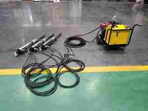 Hydraulic Rock Splitter for Granite Marble Quarry | Power Pack with Splitter Gun | Non Explosive Stone <b>Splitting</b> <b>Machine</b> - Product Image 6