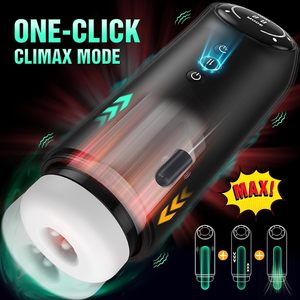 Coupe de masturbation masculine, machine à succion automatique, poussée, chauffage, vagin de poche, stimulateur, jouet sexuel réaliste Chiyuan L-2043 - Product Image 3