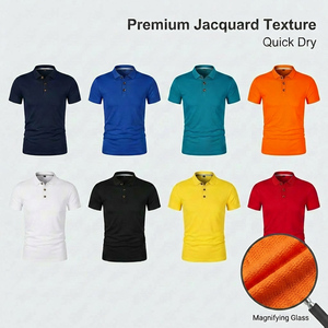 Camiseta <span class=keywords><strong>Polo</strong></span> Jacquard de Secado Rápido de 180g con Logotipo Personalizado, Ropa Deportiva de Tenis, Uniforme para Personal de Hostelería y Baristas, para Actividades al Aire Libre - Product Image 2