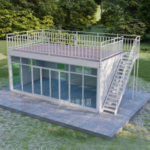 Maison mobile conteneurisée, bureau, logement, avec toilettes, véranda, salle de réunion simple et mobile, personnalisation, écologique - Product Image 3