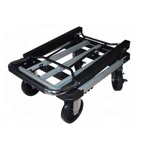 मध्यम शुल्क हैंड ट्रॉली चार पहियों 150 किलो एल्यूमीनियम फोल्डिंग हैंड ट्रक - Product Image 3
