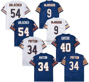 Maillots de football américain Casual Team Short Breathable #51 <span class=keywords><strong>Payton</strong></span> Stitched Best Quality Customizable Throwback Jersey - Product Image 1