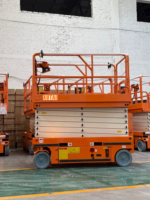 Plateforme élévatrice à ciseaux 8m/10m sans entretien, autopropulsée, à fonctionnement stable avec système de protection contre l'inclinaison pour projets de construction