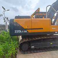 Excavatrice d'occasion HYUNDAI 220LC 9S 22 tonnes, excavatrice hydraulique sur chenilles avec garantie à vendre