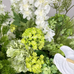 <strong>Spring</strong> <strong>Decorations</strong> Green Floral Wedding <strong>Decorations</strong> Artificial Flower Panels Wedding Backdrops Green Plant Flower Row - Product Image 4