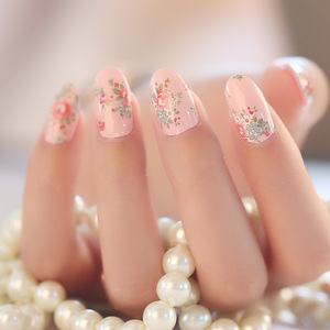 Prix <span class=keywords><strong>d</strong></span>'usine authentique, nouveaux designs floraux, autocollants pour ongles, vernis à ongles, stickers pour ongles pour filles, enfants - Product Image 3