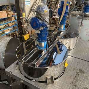 Tanque de mezcla de oferta directa con agitador, tanque de mezcla de calentamiento a vapor, tanque de mezcla cosmético, mezclador de crema química con bomba de descarga - Product Image 6