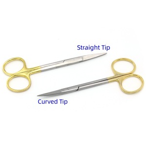 Les petits <span class=keywords><strong>ciseaux</strong></span> à manche doré pour la chirurgie dentaire conviennent aux laboratoires et aux cliniques dentaires - Product Image 2