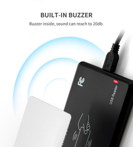 Lecteur de cartes RFID intelligent à port série RS232 125KHZ, lecteur Plug and Play pour le contrôle des accès et la gestion du stationnement - Product Image 5