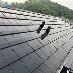 Custom 95W <strong>Solar</strong> Energy Systems Home <strong>Solar</strong> Roof <strong>Tiles</strong> Photovoltaic Bipv <strong>Solar</strong> Roof Flat Shingle <strong>Tile</strong> - Product Image 1