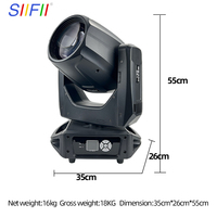 361W RGBW Moving Head Beam Bühnenlicht DJ Club Disco Party Event Bühnenbeleuchtung