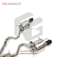 Catback de Performance du système d'échappement en acier inoxydable ING pour BMW M3 E90 E92 E93 2007-2013 S63 V8 4.0L avec silencieux d'échappement