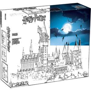 Z 71043 Produit 6020 Ensemble <span class=keywords><strong>de</strong></span> blocs <span class=keywords><strong>de</strong></span> construction Château Magique <span class=keywords><strong>de</strong></span> marque célèbre, grand puzzle <span class=keywords><strong>de</strong></span> collage, jouets en plastique - Product Image 4