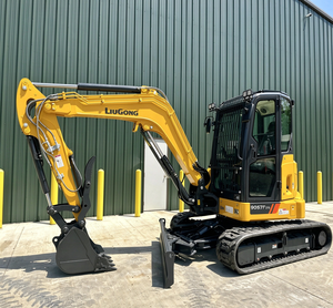 Meilleur prix pour une mini-excavatrice sur chenilles LiuGong 9057FZTS de 5 tonnes, excavatrice hydraulique pour travaux d'aménagement paysager et agricoles - Product Image 1