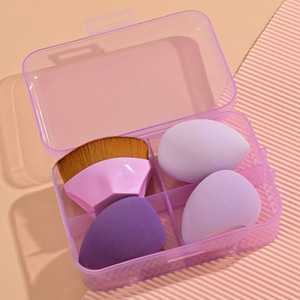 Lot de houppettes de maquillage en forme d'œuf - Éponge <span class=keywords><strong>magique</strong></span> n° 55 pour fond de teint, ne prend pas <span class=keywords><strong>la</strong></span> poudre - Product Image 4