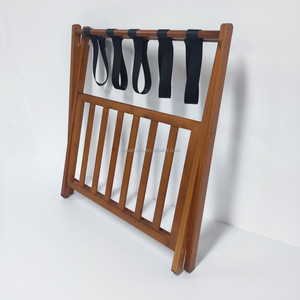 <span class=keywords><strong>Porte</strong></span>-bagages hôtel moderne en bambou <span class=keywords><strong>porte</strong></span>-<span class=keywords><strong>valise</strong></span> <span class=keywords><strong>pliable</strong></span> avec sac à vêtements - Product Image 6