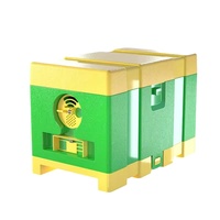 Benefitbee Nouvelle boîte de reproduction d'abeilles en plastique HDPE miniature avec 4 cadres et 3 mois de garantie