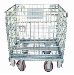 Chất lượng cao nhúng nóng kẽm sắt thép kim loại lồng kho lưu trữ lưới <span class=keywords><strong>container</strong></span> dây giỏ Hàn giải pháp chế biến - Product Image 3