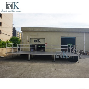 เวทีอะลูมิเนียมปรับความสูงได้สำหรับงานอีเวนต์โชว์ติดตั้งเวทีได้อย่างรวดเร็ว - Product Image 3