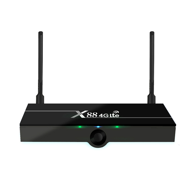 New Model X88 2GB 16GB GB 4G LTE Android 9.0 TV Box RK3328 WIFI 18.0 SIM Card Work in Australia. South America Media Player