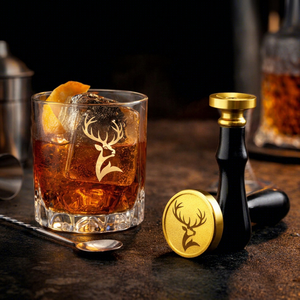 Cocktail Ice Stamp Metal Deer Design Personalized <b>Bar</b> <b>Tool</b> for Cocktails - Product Image 1