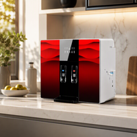 Purificateur d'eau domestique mural électrique chaud et froid 5 étapes avec UV et osmose inverse alcaline pour hôtels