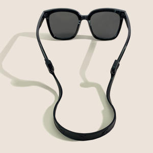 Lunettes de soleil mode vente en gros pas cher couleur personnalisée en silicone souple chaîne support de cou lunettes de sport corde - Product Image 4