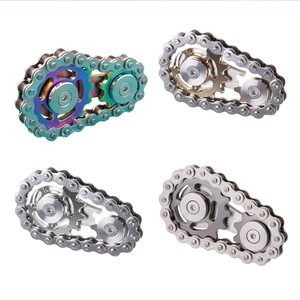 Bike Chain Gear <strong>Fidget</strong> <strong>Spinner</strong> Metal Sprocket Chain <strong>Fidget</strong> Toy Stress Anxiety Relief <strong>Fidget</strong> Toy - Product Image 4