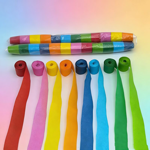 Rollo de Papel Crepé de Alta Calidad en Colores Vibrantes, Ideal para Proyectos de Manualidades y Decoraciones para Fiestas - Product Image 1