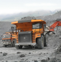 Camion tout-terrain SRT95C, moteur 783 kW, injection électronique de carburant, transmission automatique Allison H8610AR pour mine de charbon