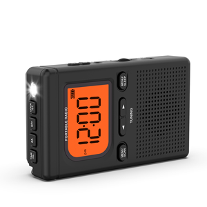 Factory OEM Portable AM FM Digital Radio LED Display Sleep Timer Scan Function USB Rechargeable <b>Mini</b> Pocket Home Outdoor Radio - Product Image 4