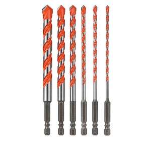 Punta da trapano extra lunga in lega Ex Shank per cemento, marmo <span class=keywords><strong>e</strong></span> calcestruzzo, con attacco <span class=keywords><strong>SDS</strong></span> Plus - Product Image 1