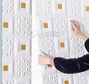 Papier peint en mousse 3D autocollant pour chambre d'enfant Wyc, revêtement mural texturé en PVC, feuilles de plastique ignifuges pour murs intérieurs - Product Image 4