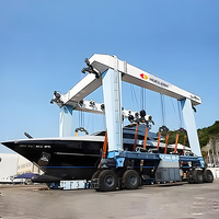 Lève-bateau marin de 100 tonnes à haute flexibilité avec modes de direction multiples