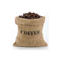 Sac en jute écologique personnalisé avec logo imprimé, idéal pour le café, les cadeaux de Noël, avec cordon de serrage en coton marron, taille personnalisée, impression numérique
