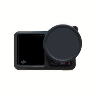 Silicone Protective Case With Lens Cap for Osmo Action 4 Sports <b>Camera</b> Anti-drop Dustproof <b>Camera</b> Protector Accessory - Product Image 2