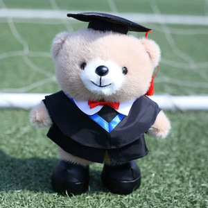 Nuevo Oso de Peluche de Graduación con Toga de Licenciatura y Birrete de Doctorado, Logotipo Personalizado, Regalo de Graduación al por Mayor - Product Image 4