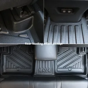Alfombrillas de Goma TPE para Coche <span class=keywords><strong>RAV4</strong></span> 2023, Juego Completo de Lujo, Impermeables, de 4 mm de Grosor, Alfombrilla Especial para <span class=keywords><strong>Maletero</strong></span> Coolcars <span class=keywords><strong>RAV4</strong></span> - Product Image 5