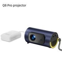 Mini projecteur 5G WIFI Q8Pro, décodage vidéo 1080P 4K, projecteur de cinéma maison de type C, projecteur portable 4K, projecteur