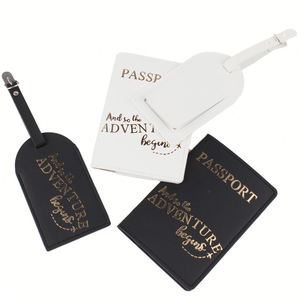 Luxury Slim <b>RFID</b> Blocking Travel Passport Holder Luggage Tag Set PU Leather <b>Wallet</b> Case Brand 10Mm Thickness <b>for</b> <b>Men</b> Women - Product Image 4
