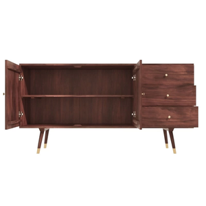 Premium Jodhpuri Woods Sona <b>Sideboard</b> With Elegant Finish Spacious Storage Stylish Design Perfect For Living Room Dining Area - Product Image 2