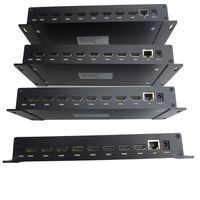 Encodeur 8 canaux HD H.264 H.265 pour la diffusion IPTV en direct RTMP et UDP avec entrée vidéo et audio