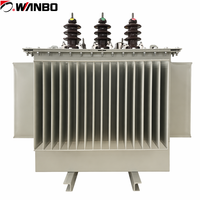 Transformateur immergé dans l'huile Wanbo-346 à faible perte et qualité stable avec bouches de codage de phase pour applications industrielles personnalisées