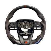 Volant en cuir pleine fleur pour Toyota Hilux Vigo Revo Land Cruiser Prado F70 LC300, accessoires intérieurs, mise à niveau