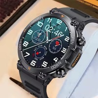 Reloj Inteligente K56PRO con Pantalla Redonda Grande, Llamadas Inalámbricas, Monitor de Actividad Física, Reloj Inteligente Deportivo para Exteriores