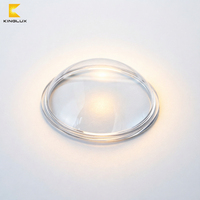 Lentilles optiques asphériques en verre borosilicate de 100 mm, haute puissance, COB LED, éclairage sous-marin, IP66, 120 degrés grand angle